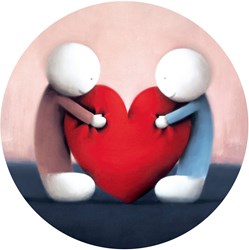 Share The Love by Doug Hyde - Limited Edition Canvas on Board sized 27x27 inches. Available from Whitewall Galleries